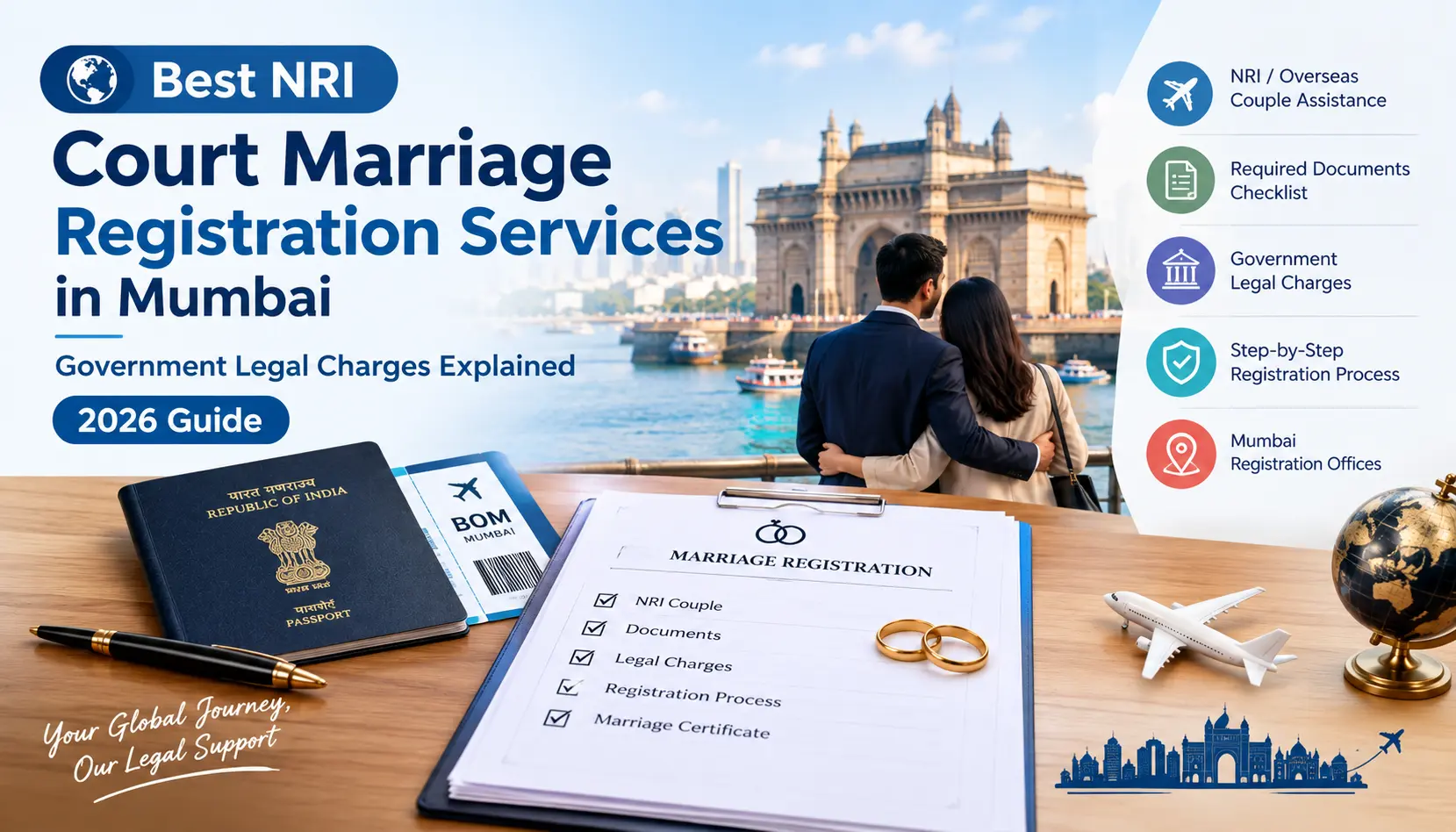 Best NRI Court Marriage Registration Services in Mumbai