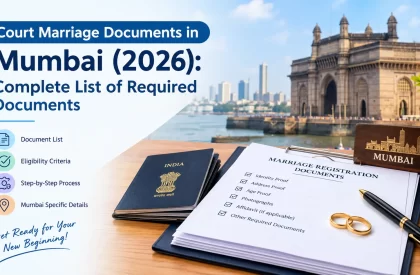 Court Marriage Documents in Mumbai - court marriage and notary services bandra mumbai