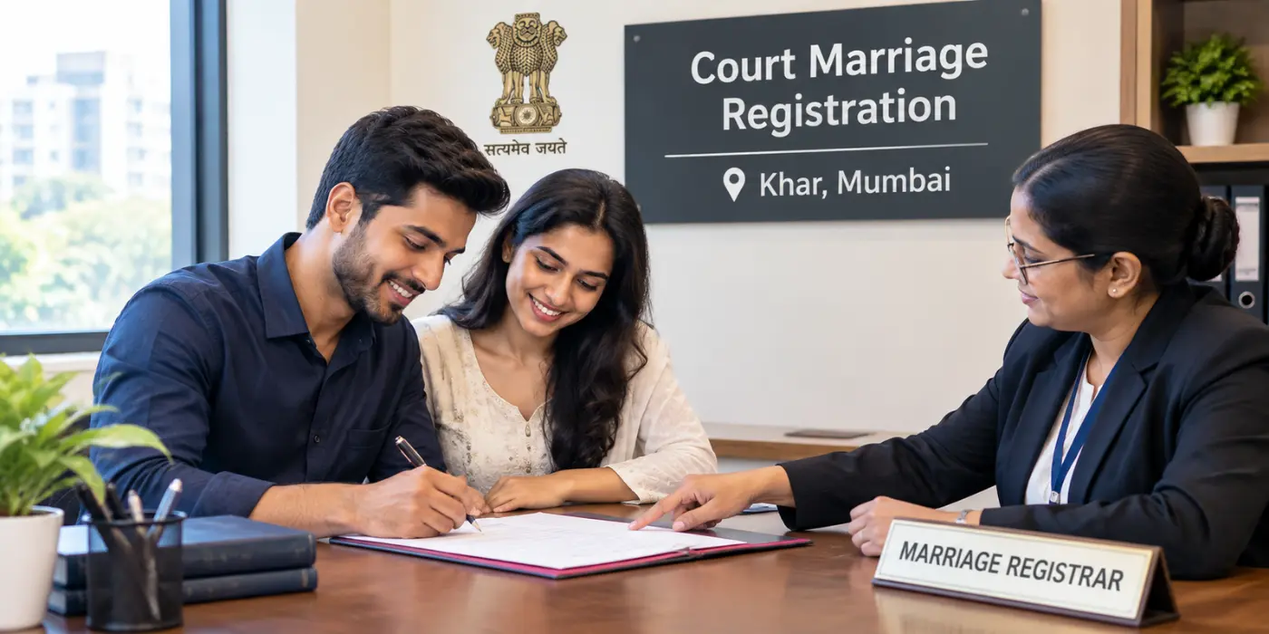 court marriage registration Khar